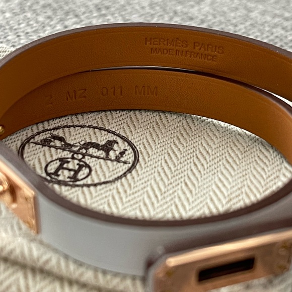 BNIB Hermes Mini Kelly Double Tour Bracelet - Picture 4 of 5